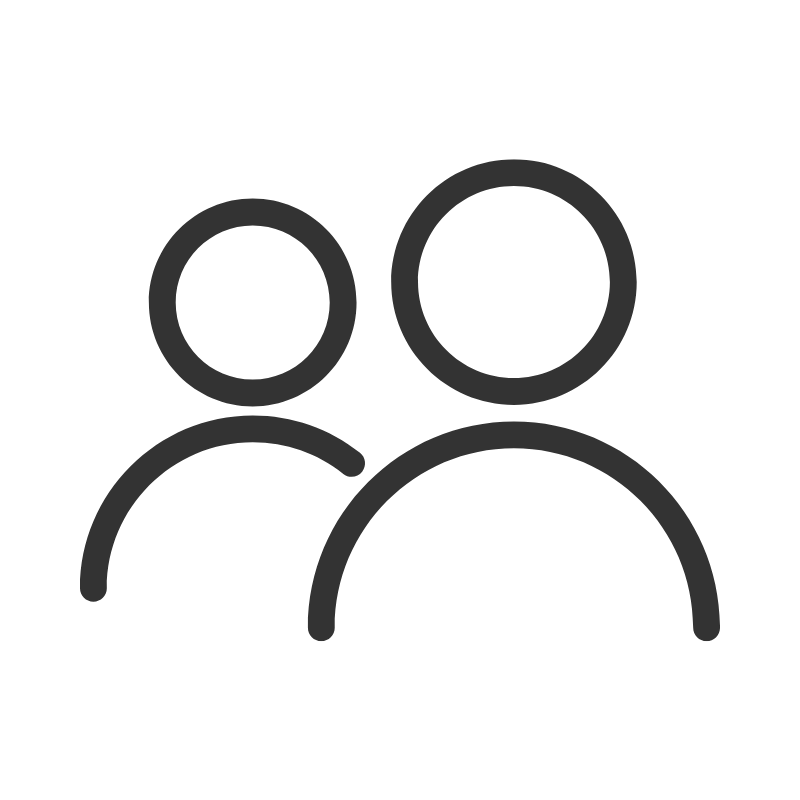 icon people on white background